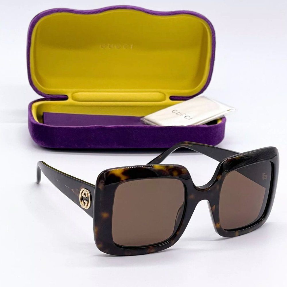 Sale! New Gucci Women's 52mm Havana Brown Sunglasses!